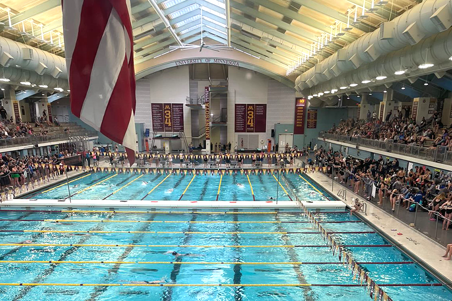 TNT swimmers excited to showcase their talents in the pool at the annual Maroon & Gold meet